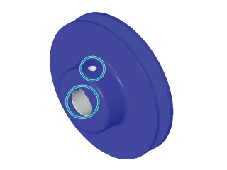 Vプーリー追加工サービス